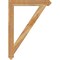 Ekena Millwork Traditional Arts & Crafts Rough Sawn Bracket, Western Red Cedar, 4"W x 32"D x 44"H BKT04X32X44TRA03RWR - alternate 3